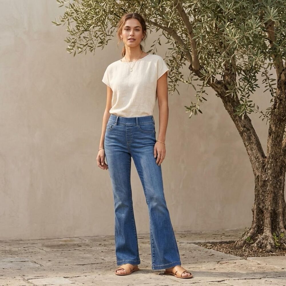 Spanx Women's Blue and Navy Jeans